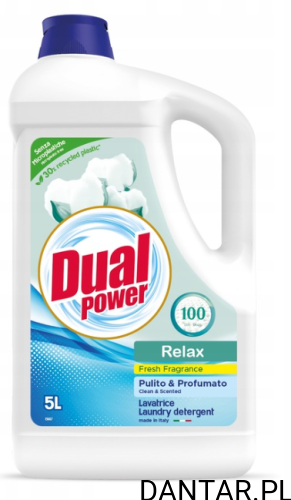 Płyn do prania Dual Power 5l uniwersalny classic a1/2