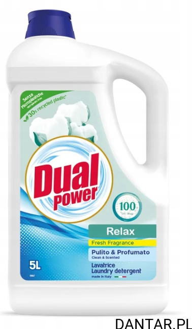 Płyn do prania Dual Power 5l uniwersalny classic a1/2