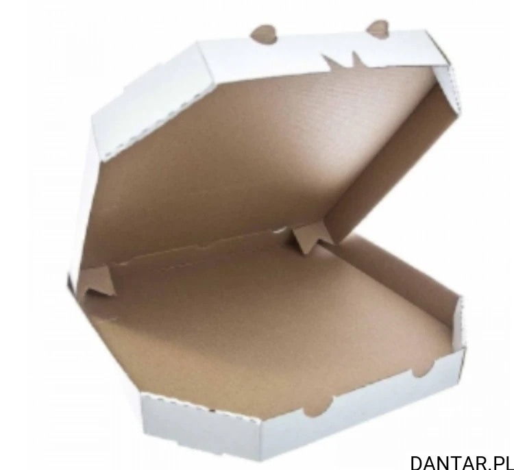 Karton na pizze 36 biały ścięty 400g/m2 a100 