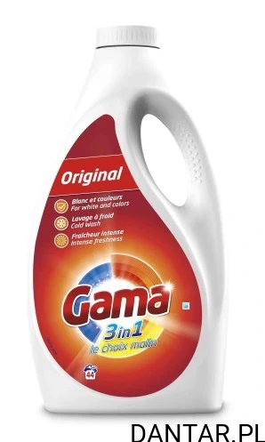 Gama 2,2l żel do prania 44 prania color