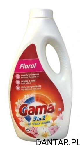 Gama 2,2l żel do prania 44 prania floral