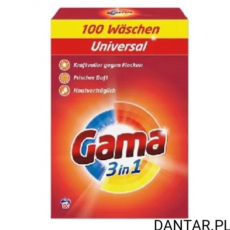 Proszek do prania Gama 6kg karton uniwersalny
