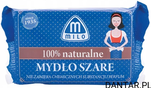 Mydło w kostce szare Mattes Milo 175g a1/66
