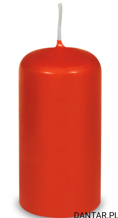 Świeca walec 60x120 czerwona 33301 a1/12