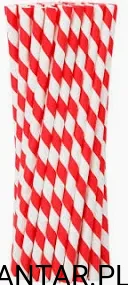 Rurka papierowa czerwona spirala 8x250 40701 a100/32