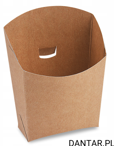Pudełko na frytki kraft 150g 48515 a50