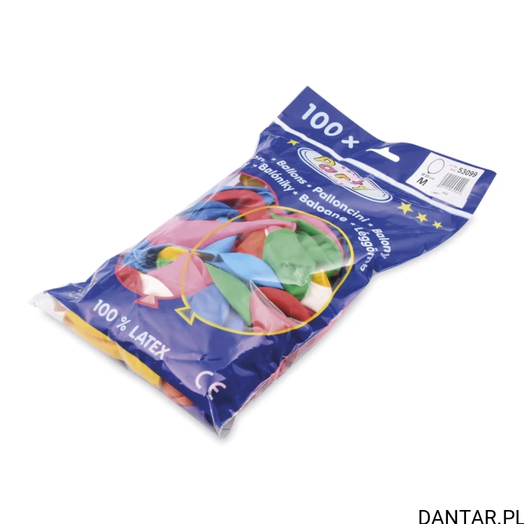 Balony mix kolorów M a100 53099