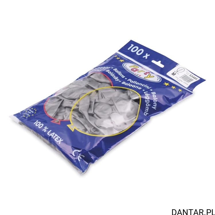 Balon srebrne M a100 53495