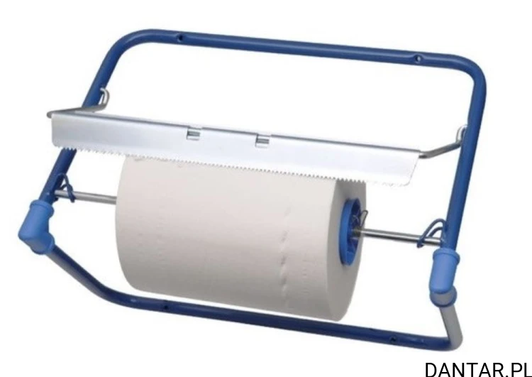 Uchwyt metalowy na czyściwo przemysłowe niebieski Wimex 60950