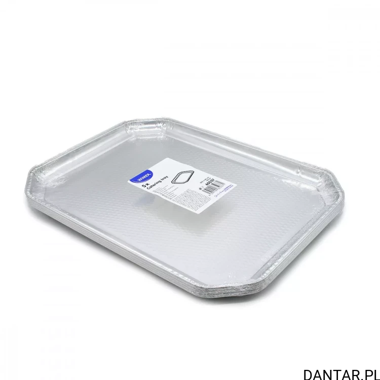 Półmisek aluminiowy prostokątny 37,5x28 taca/patera a5/10 65037 