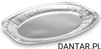Półmisek taca aluminiowa owalna 43x29cm a10/6 65040
