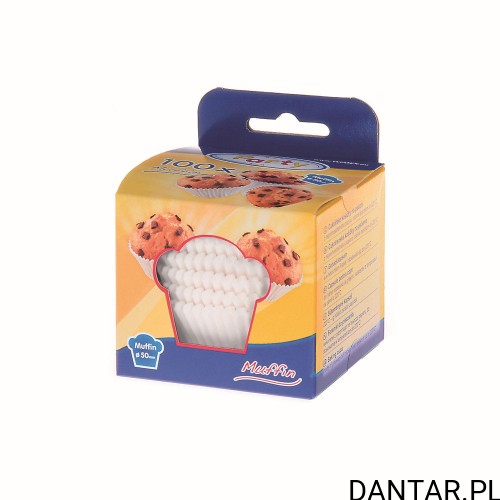 Mufinka do pieczenia papilotka biała papierowa *30 a100/10 65550 