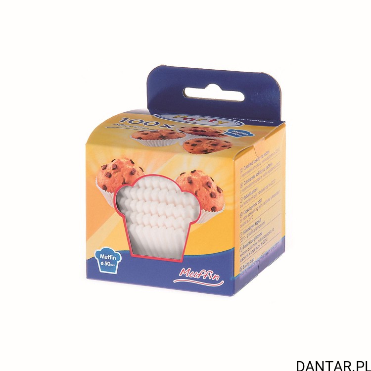Mufinka do pieczenia papilotka biała papierowa *30 a100/10 65550 