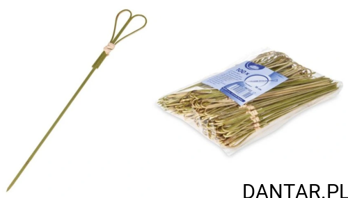 Patyczki bambusowe do przekąsek serce 18cm a100/50 66722
