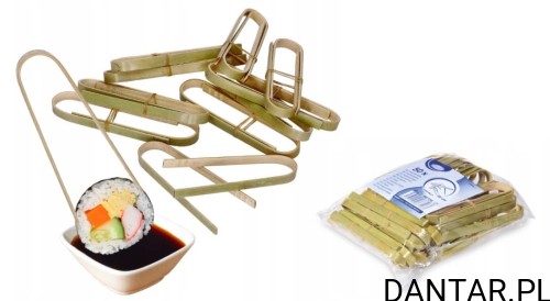 Szczypce do przekąsek bambusowe 10cm a50/40 66726