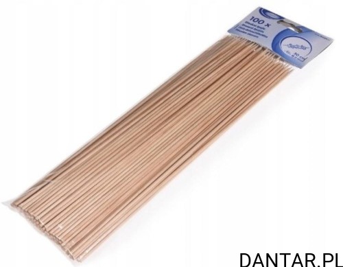 Patyczki bambusowe do szaszłyków zaostrzone 30cm a100 66753