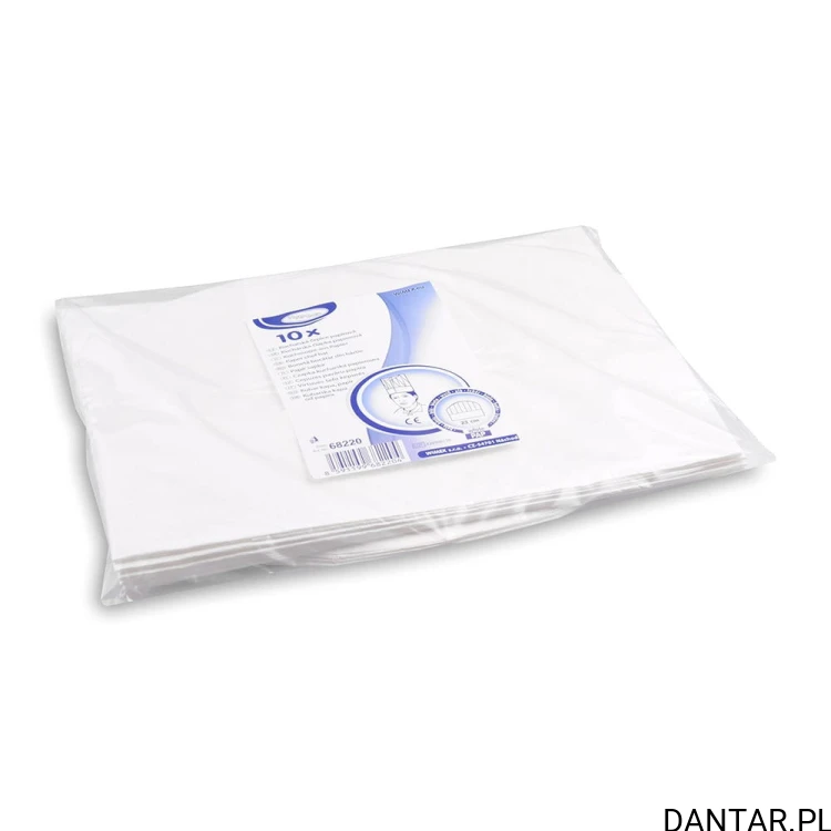 Czapka kucharska papierowa 56-62 x23 a10 68220