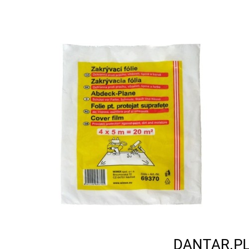 Folia malarska uniwersalna HDPE 4x5m 69370 a1/30