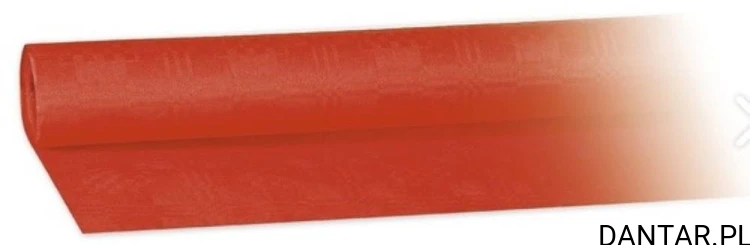 Obrus papierowy w roli 120cm x 8m czerwony a1/10 70001