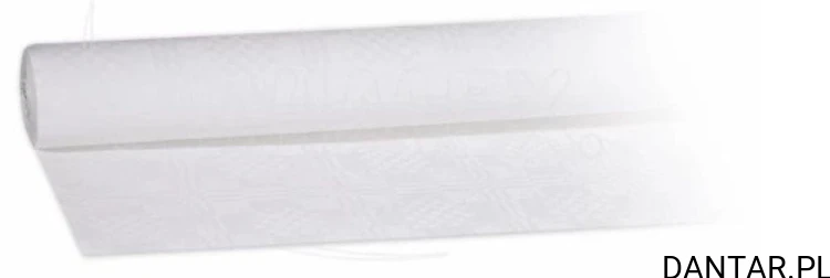 Obrus papierowy w roli 120cm x 50m biały a1/4 70011