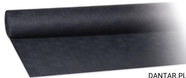 Obrus papierowy w roli 120cm x 8m czarny a1/10 70019