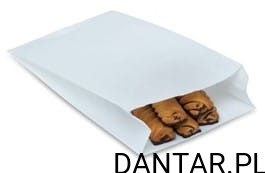 Torebka pap fałdowa biała 2kg 14x7x32 a1000 71020