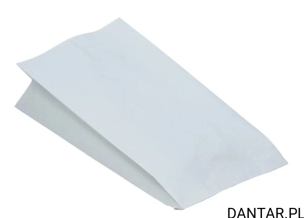 Torebka papierowa tłuszczoodporna biała kura 10,5x5,5x24 71522 a100/10 