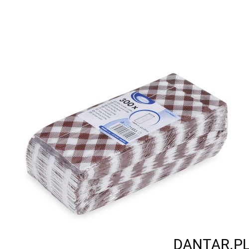 Torebka papierowa hot-dog francuski karo 9+2,5 x 2 71553 a300