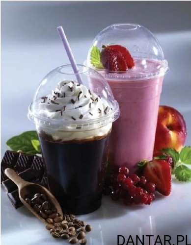 Przykrywka shake wypukła z otworem na słomkę *78 76094 a50/50 