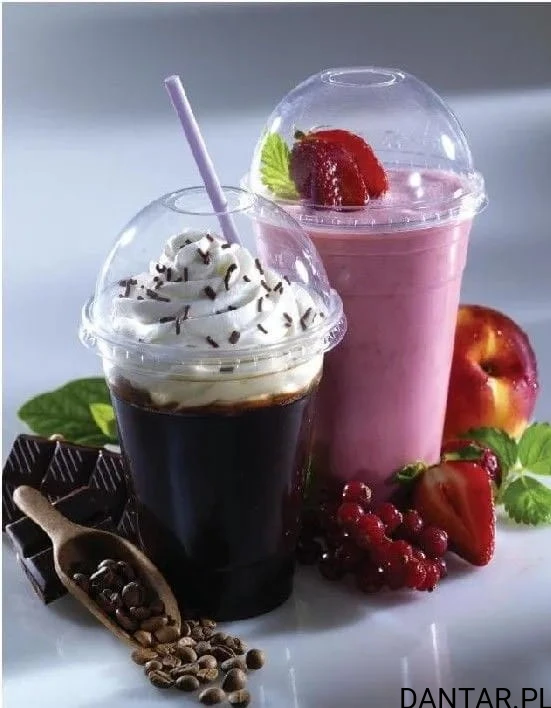 Przykrywka shake wypukła z otworem na słomkę *78 76094 a50/50 