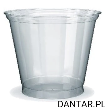 Kubek shake transparentny 250ml *95mm 76102 a50/16 