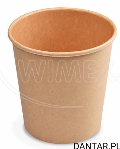 Pojemnik papierowy okrągły kraft 750ml 76976 a50/18