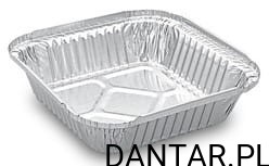 Foremka prostokątna aluminiowa 164x164x36mm 500ml a100 79157