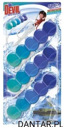Devil wc zawieszka do toalety 3x35 g polar aqua
