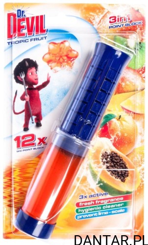 Devil wc żel kleks 75ml tropic fruit a1/12