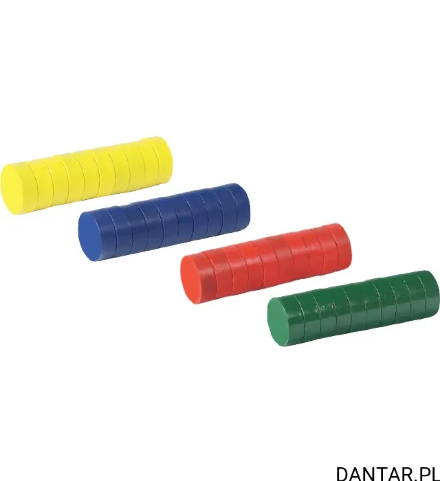 Magnesy 15mm 4 kolor Fandy a40