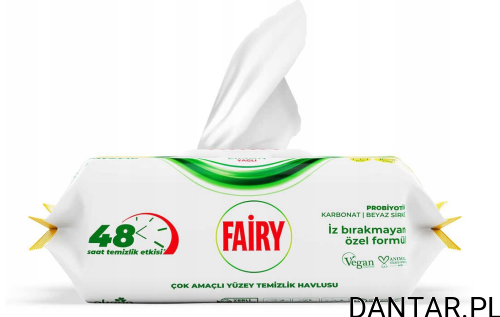 Chusteczki czyszczące uniwersalne Fairy lemon a100/12