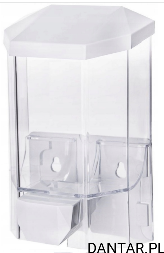 Dozownik do mydła 500ml biały abs FLOSOFT