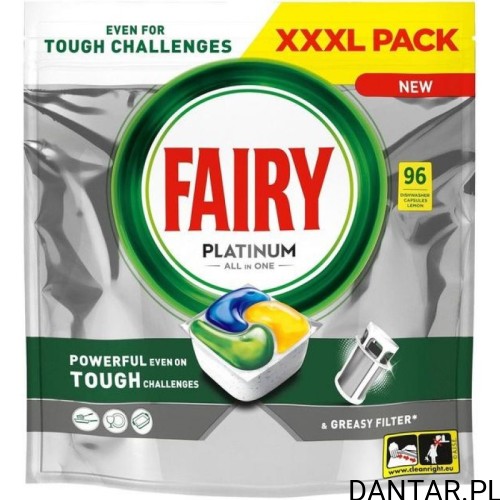 Fairy platinum lemon kapsułki do zmywarek a96 a1/3
