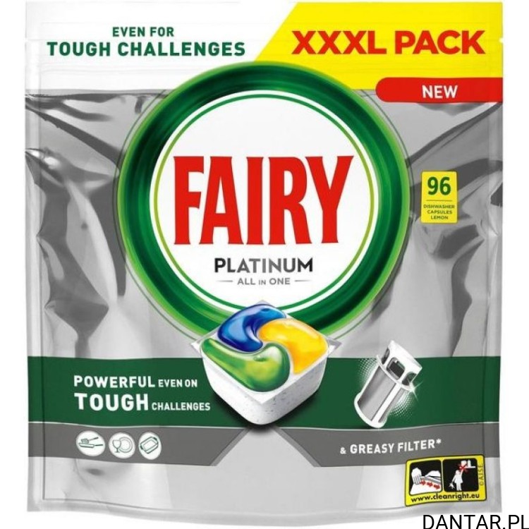Fairy platinum lemon kapsułki do zmywarek a96 a1/3