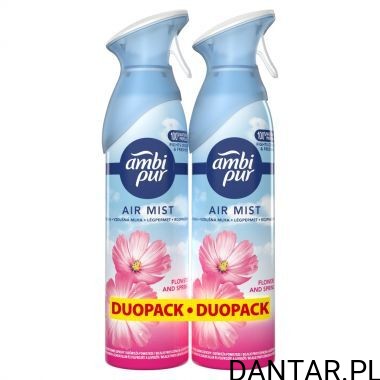 Ambi pur odświeżacz powietrza spray 2x185ml flower&spring a2/4