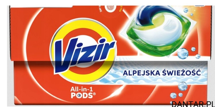 Kapsułki żelowe do prania Vizir do białego a19