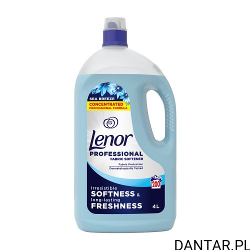 Jedna butelka Lenor Professional Sea Breeze 4 l