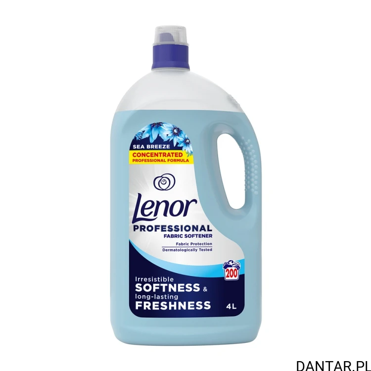 Jedna butelka Lenor Professional Sea Breeze 4 l