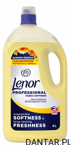 Płyn do płukania Lenor 4l summer żółty a1/3