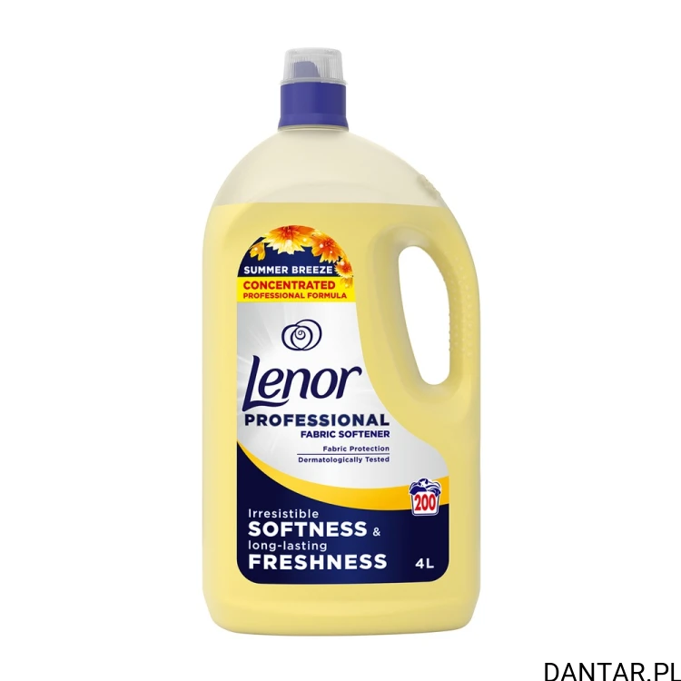 Jedna butelka Lenor Professional Summer Breeze 4 l