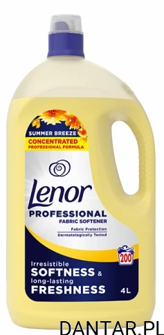 Płyn do płukania Lenor 4l summer żółty a1/3