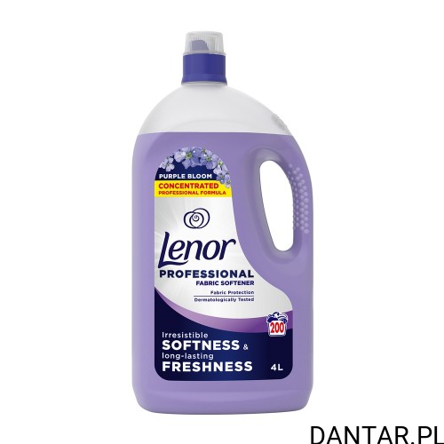 Jedna butelka Lenor Professional Purple Bloom 4 l
