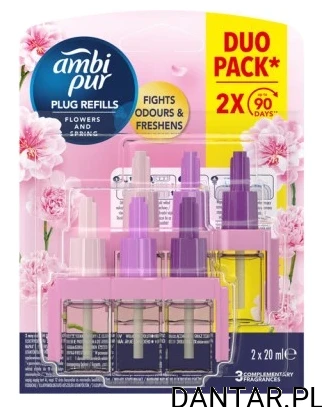 Ambi pur odświeżacz do kontaktu 3volution zapas 2x20ml flowers & spring