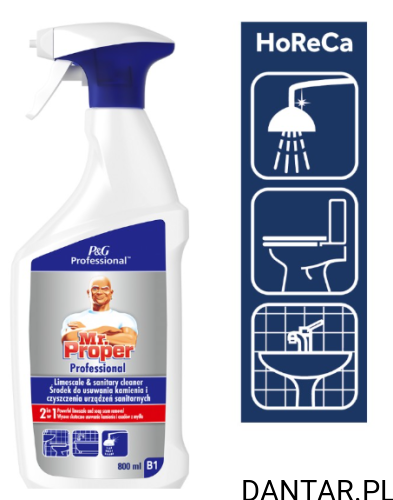 Mr Proper spray 2w1 odkamieniajaco czyszczacy łazienka 800ml a1/10